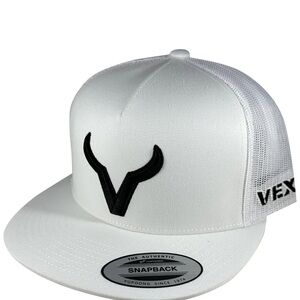 Vexil Brand - Black Icon - White/White Mesh
